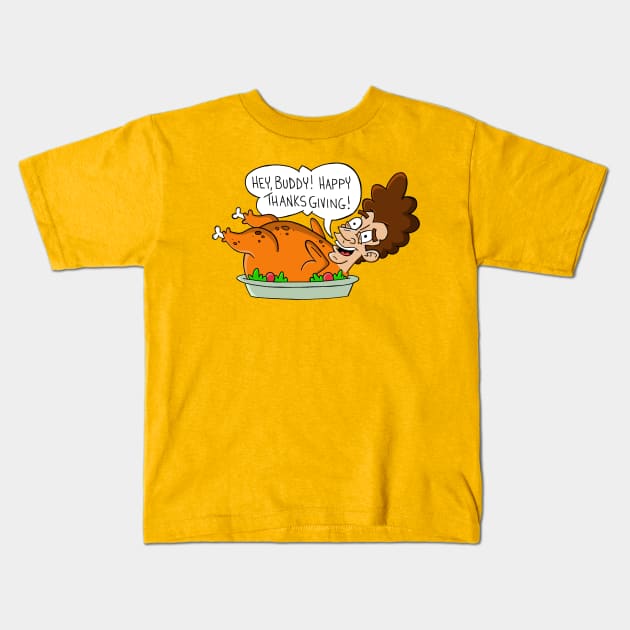 Happy Thanksgiving Kids T-Shirt by Crockpot